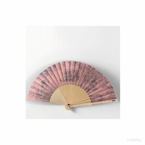 NEW Christian Dior DIORIVIERA Folding Fan Pink